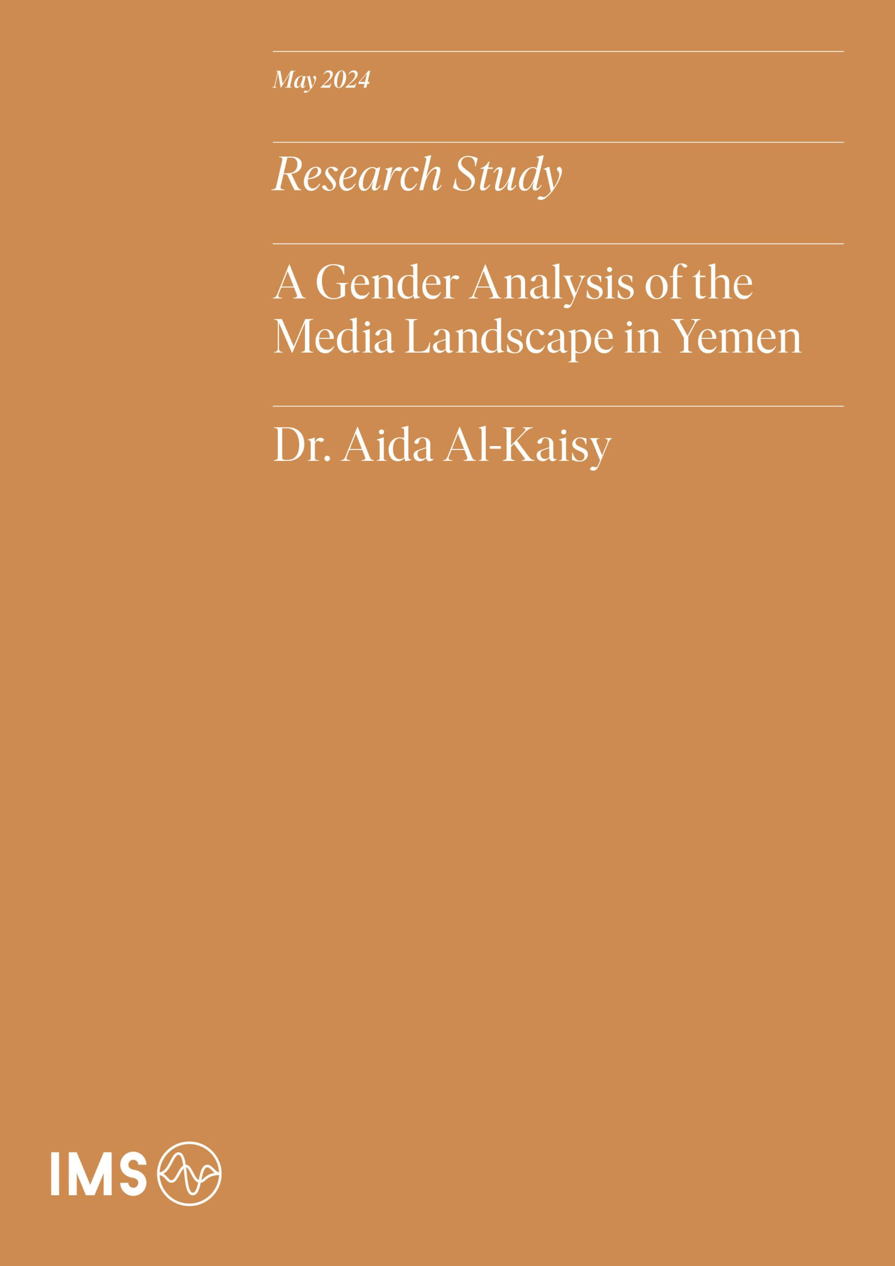 A Gender Analysis of the media landscape in Yemen