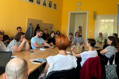 A workshop at the European Federation of Journalists (EFJ)-organised Local Journalism Festival at Masaryk University in Brno, Czech Republic.