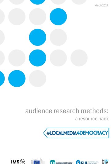 Audience Research methods: a Resource Pack cover